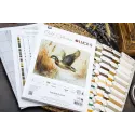 Petit Point Stickset "Goldener Flug" 21 x 16 cm SG730