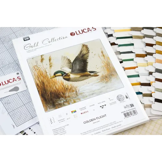 Ristinukai "Petit Point Kit Golden Flight" 21 x 16 cm SG730