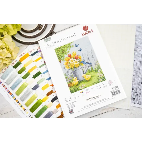 Cross Stitch Kit "Easter Harmony" 24 x 32 cm SBU5106