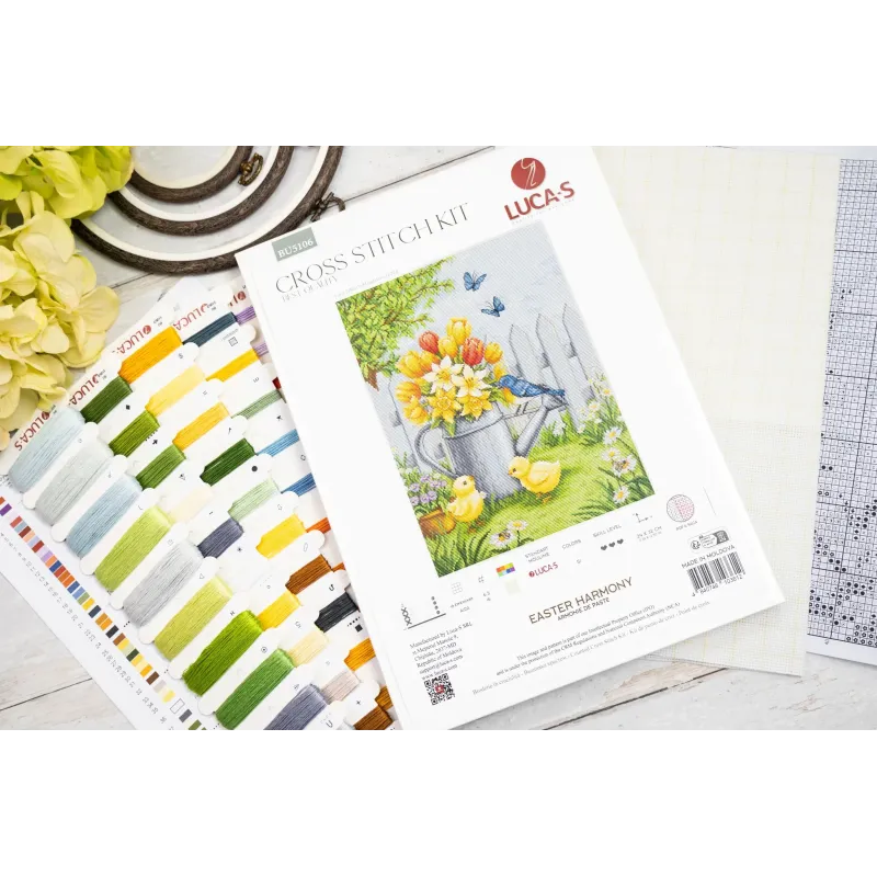 Cross Stitch Kit  Easter Harmony 24x32cm SBU5106