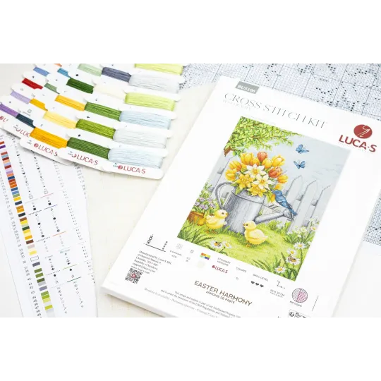 Cross Stitch Kit  Easter Harmony 24x32cm SBU5106