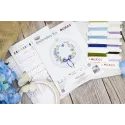 Cross Stitch Kit with Hoop Included "Spring Rebirth" 11x10 cm SBC108