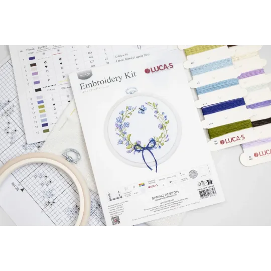 Siuvinėjimo kryželiu rinkinys su lanku