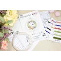 Cross Stitch Kit with Hoop Included "In the Harmony of Spring" 11x10cm SBC107