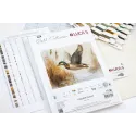 Kit de point de croix "Vol doré" 33 x 25 cm SB730