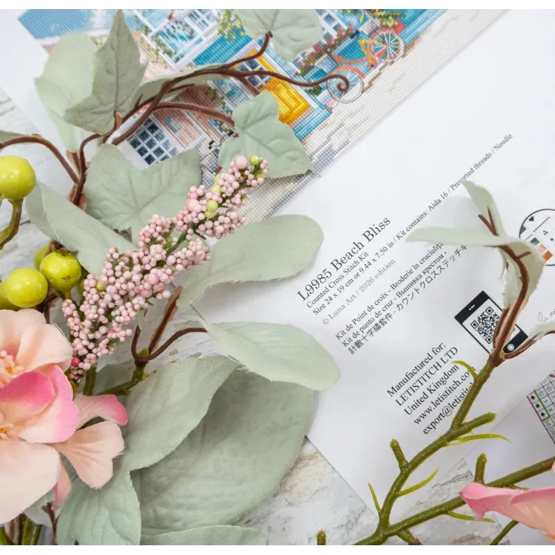 Cross stitch kit "Beach Bliss" 24 x 19 cm SLETIL9985