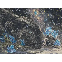 Cross stitch kit "Starry Dreams" 37 x 27 cm SLETIL9984