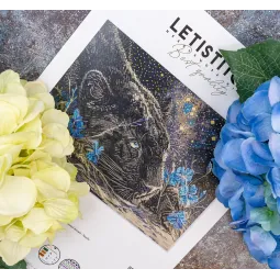 Набор для вышивки крестом "Звездные мечты" 37 x 27 см SLETIL9984