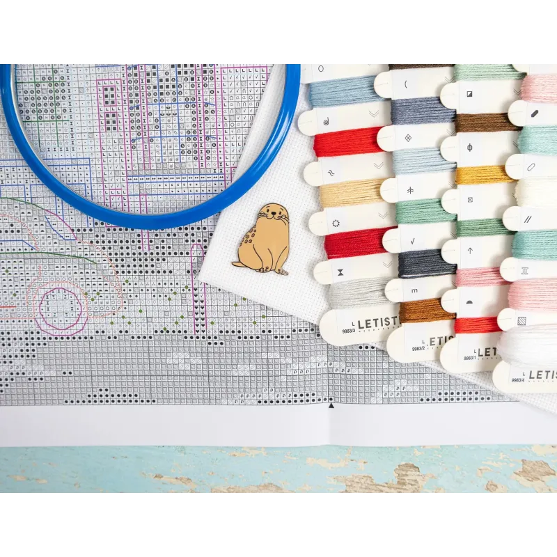 Ristinukė "Londono žiema" 19x27 cm SLETIL9983