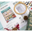 Cross stitch kit "London Winter" 19x27 cm SLETIL9983