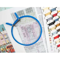 Kreuzstich-Set "London Winter" 19x27 cm SLETIL9983