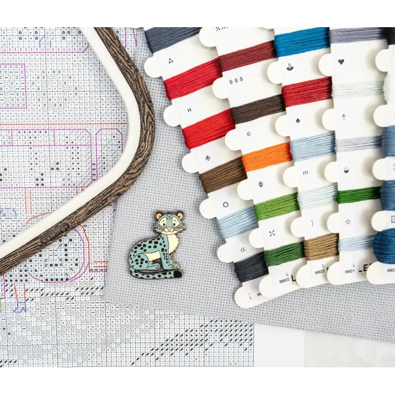 Набор для вышивания крестом "Рождественский Лондон" 19 x 27 см SLETIL9982