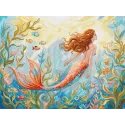 Cross stitch kit "Mermaid Dreams" 36 x 27 cm SLETIL9981