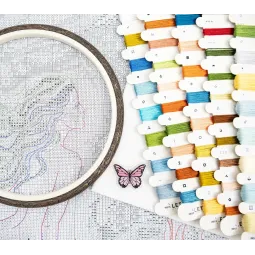 Kreuzstich-Set "Meerjungfrauenträume" 36 x 27 cm SLETIL9981