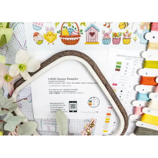 Easter Sampler 40x19cm SLETIL9980
