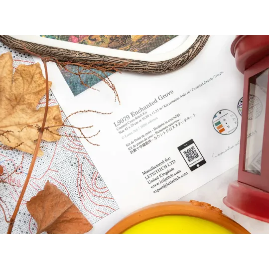 Kreuzstich-Set "Verzauberter Hain" 43 x 29 cm SLETIL9979