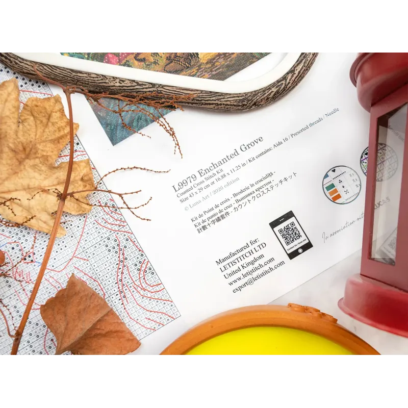 Cross stitch kit "Enchanted Grove" 43 x 29 cm SLETIL9979