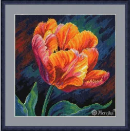 Kit point de croix "Éveil printanier. Fraîcheur" 27 x 27 cm SK302