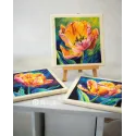 Kit point de croix "Éveil printanier. Fraîcheur" 27 x 27 cm SK302