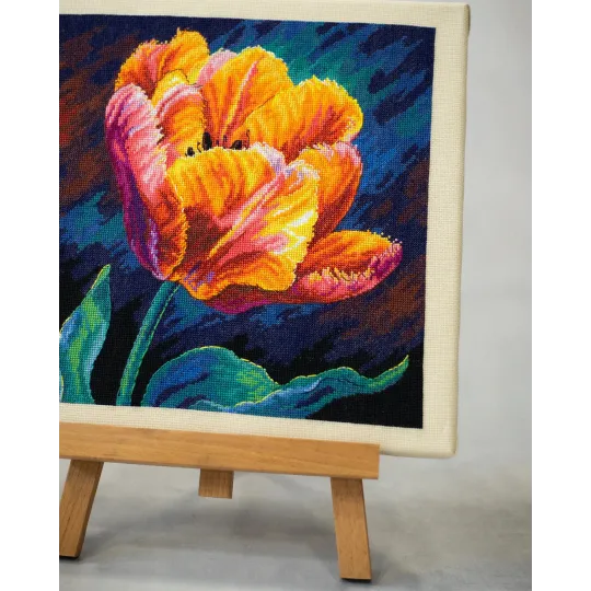 Kit point de croix "Éveil printanier. Fraîcheur" 27 x 27 cm SK302