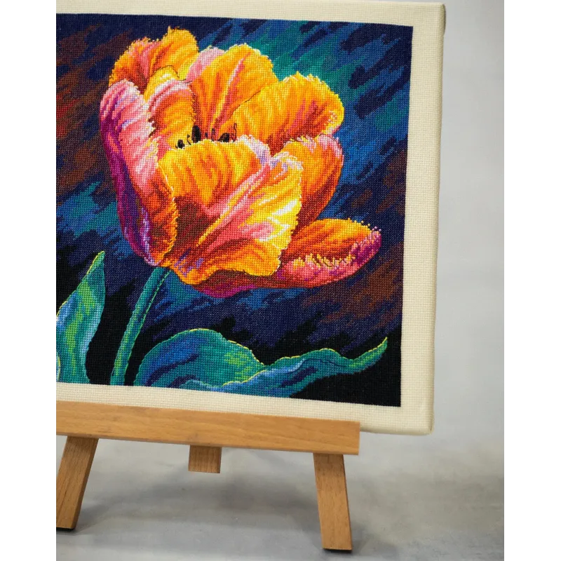 Kit point de croix "Éveil printanier. Fraîcheur" 27 x 27 cm SK302