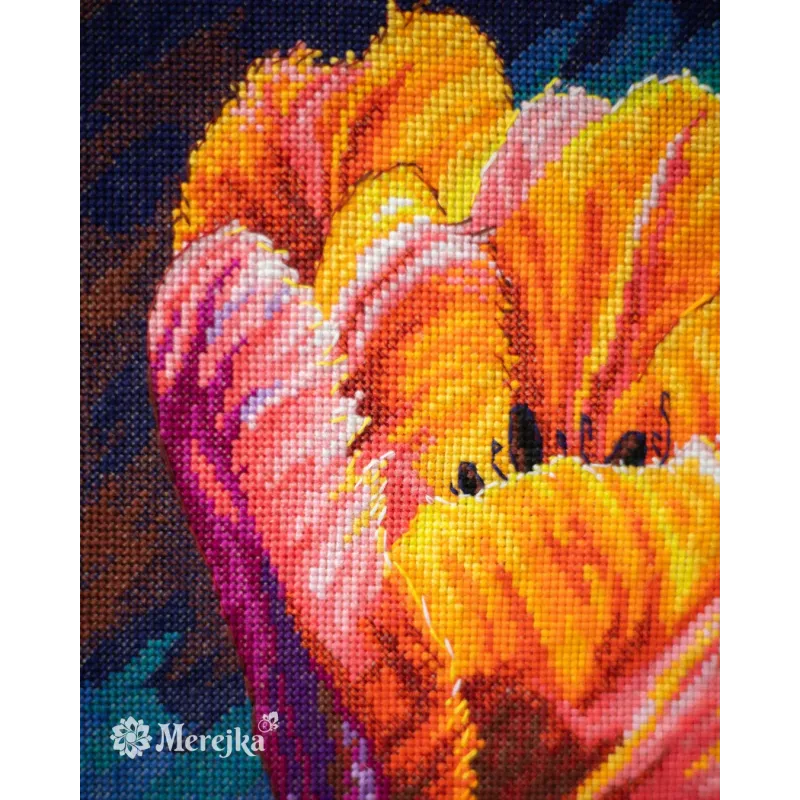 Siuvinėjimo kryželiu rinkinys "Pavasario pabudimas. Gaivumas" 27 x 27 cm SK302