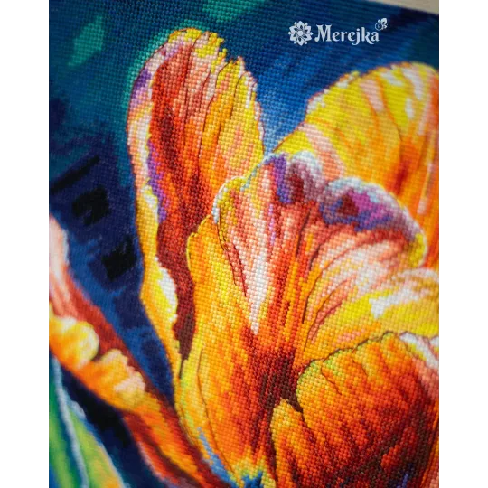 Kreuzstich-Set "Frühlingserwachen. Lebendigkeit" 27 x 27 cm SK299