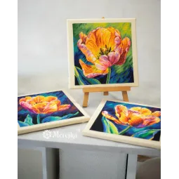Kreuzstich-Set "Frühlingserwachen. Lebendigkeit" 27 x 27 cm SK299