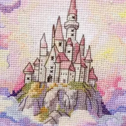 Kryželiu siuvinėjimo rinkinys "Karalystė danguje" 18 x 18 cm AAH-323