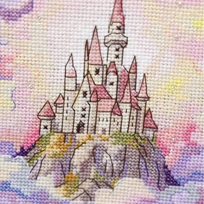 Kreuzstich-Set "Königreich im Himmel" 18 x 18 cm AAH-323