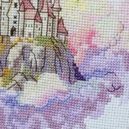 Kryželiu siuvinėjimo rinkinys "Karalystė danguje" 18 x 18 cm AAH-323