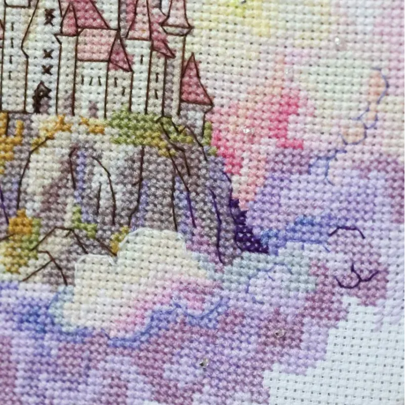 Kreuzstich-Set "Königreich im Himmel" 18 x 18 cm AAH-323