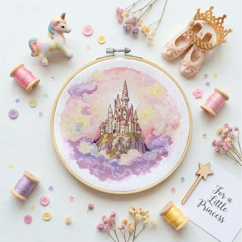 Cross-stitch kit "Kingdom in the Sky" 18 х 18 cm AAH-323