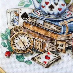 Cross-stitch kit "The mad tea party" 18х17 cm  AAH-320