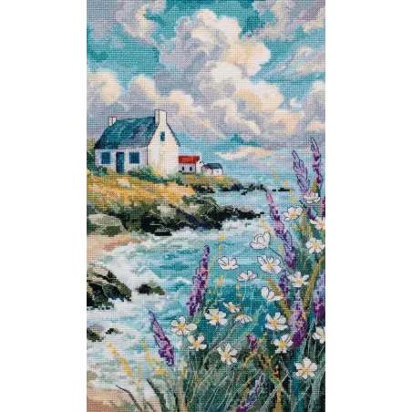 Kit de point de croix "Quand la mer est un rêve" 23 х 40 cm AAH-318