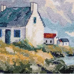 Siuvinėjimo kryželiu rinkinys "Kai jūra yra svajonė" 23 x 40 cm AAH-318