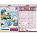 Kit de point de croix "Quand la mer est un rêve" 23 х 40 cm AAH-318