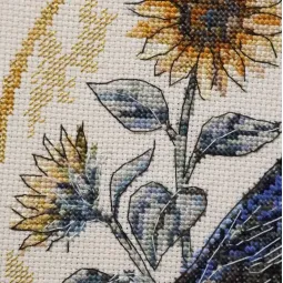 Kreuzstich-Set "Die Melodie der Schwalben" 24 x 24 cm AAH-317
