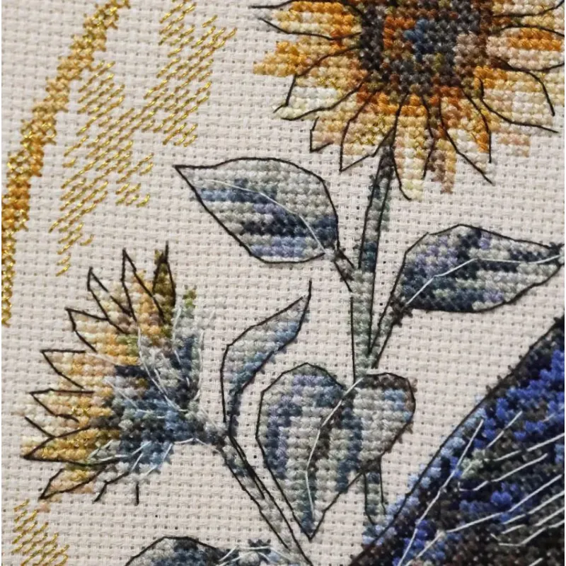 Cross-stitch kit "The melody of swallows" 24 х 24 cm AAH-317