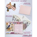 Cross-stitch kit "The melody of swallows" 24 х 24 cm AAH-317