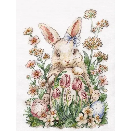 Cross-stitch kit "Easter bunny waiting" 17 х 24 cm AAH-316
