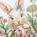 Kreuzstich-Set "Osterhase wartet" 17 х 24 cm AAH-316