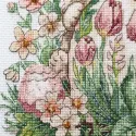 Cross-stitch kits - Easter bunny waiting AAH-316