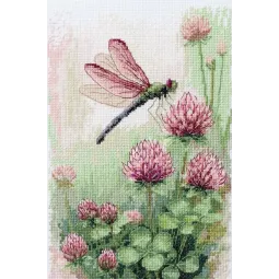 Siuvinėjimo kryželiu rinkinys "Saldusis dobilas" 18 x 26 cm AAH-313