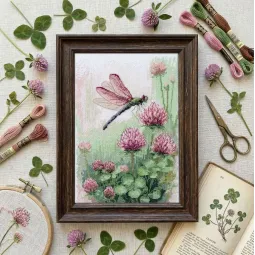 Cross-stitch kit "Sweet clover" 18 х 26 cm AAH-313