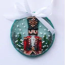 Dekoracijų rinkinys "Žiemos nakties baletas" 13,2x6,6 cm AABT-067