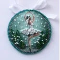 Dekorationsset "Ballett der Winternacht" 13,2x6,6 cm AABT-067