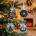 Dekorationsset "Am Weihnachtsbaum" 13.2х6.6 cm AABT-062