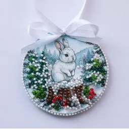 Dekoravimo rinkinys "Prie Kalėdų eglutės" 13.2х6.6 cm AABT-062