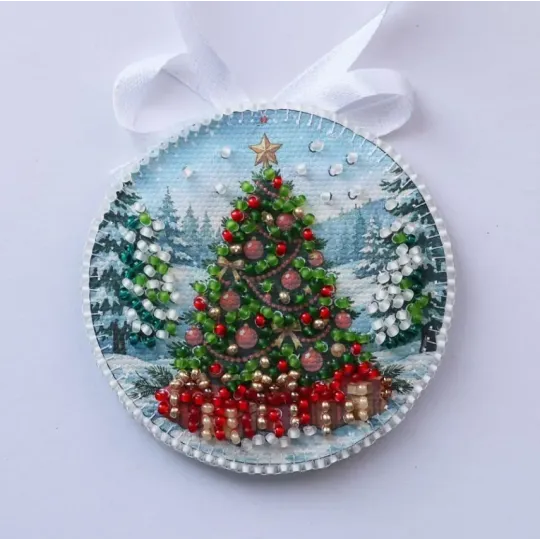 Dekoravimo rinkinys "Prie Kalėdų eglutės" 13.2х6.6 cm AABT-062